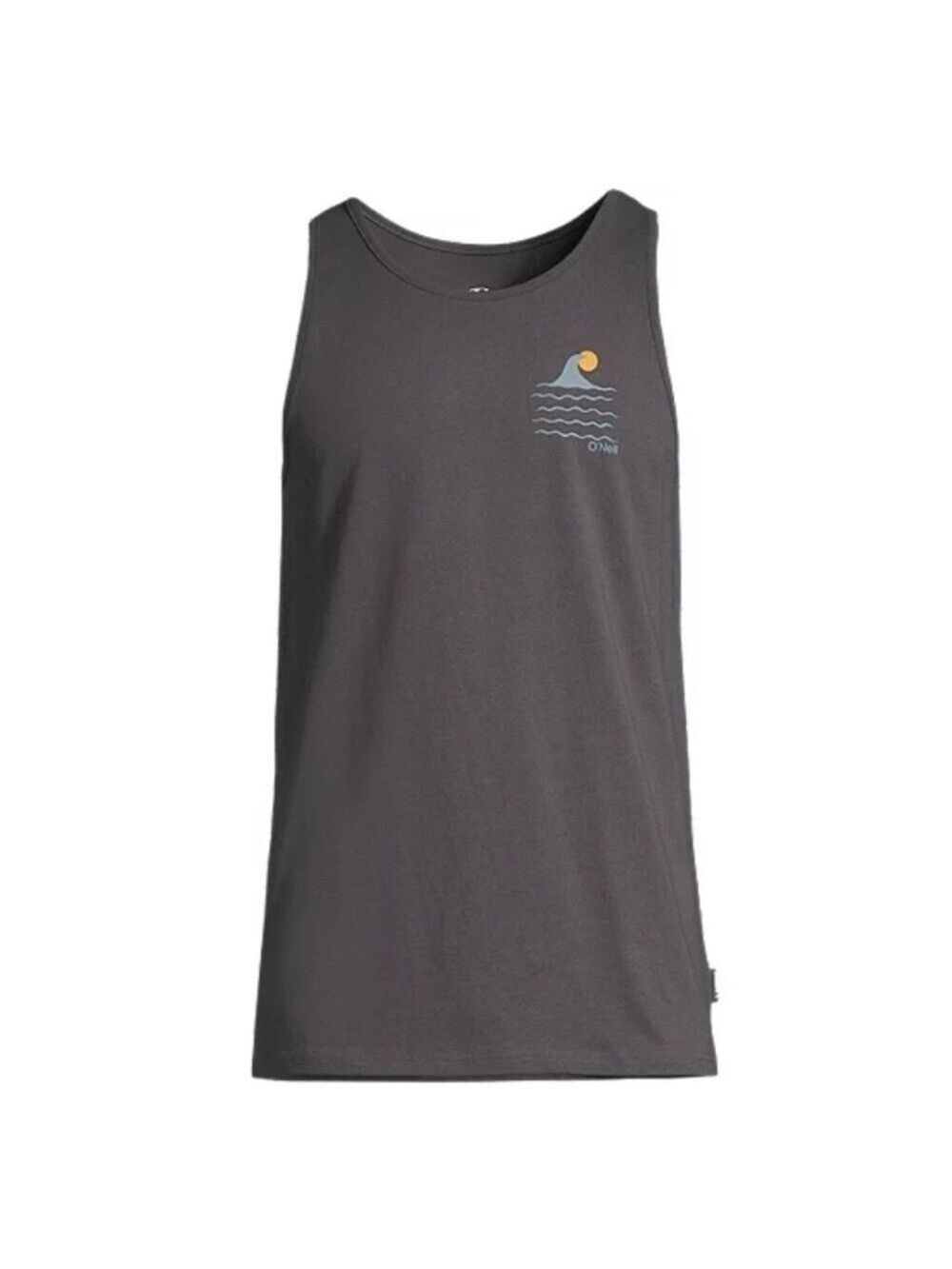 NEW O'Neill Men's Sleeveless Graphic Grey Tempo Tank Top